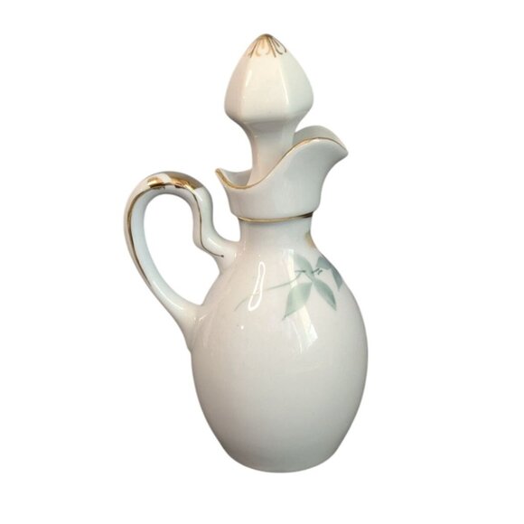 Vintage Noritake Azalea Porcelain Cruet Stopper Oil Vinegar red mark - Picture 2 of 10